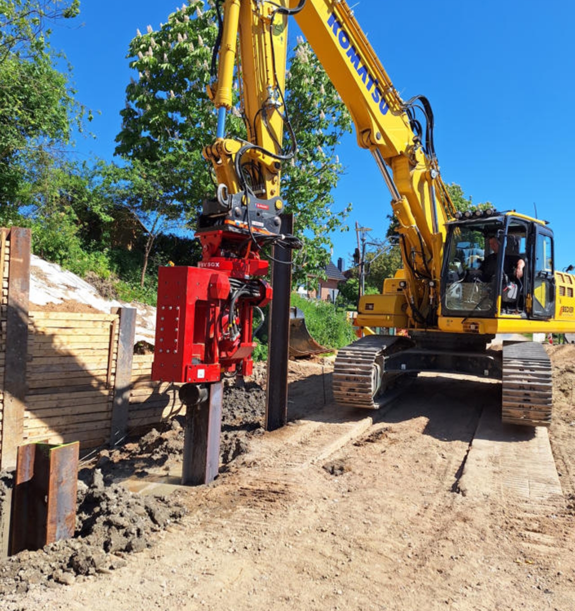 side-grip excavator-mounted vibratory hammers HFBV SGX | Buy +
