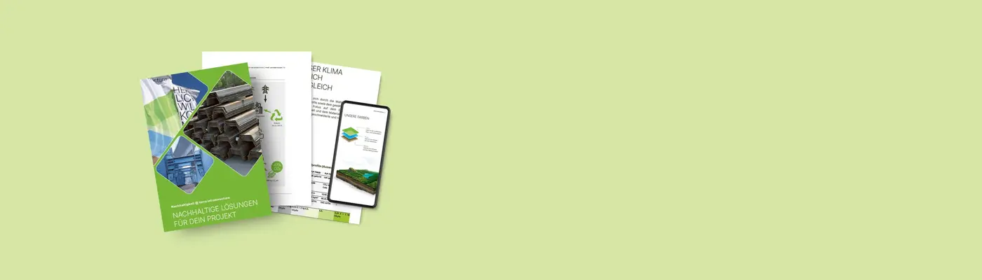 Unser Nachhaltigkeitsproduktflyer