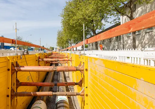 New district heating network for Heilbronn, Contract Package 1