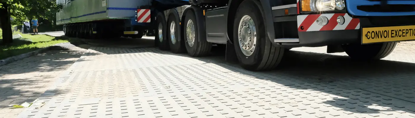 Construction site roads
