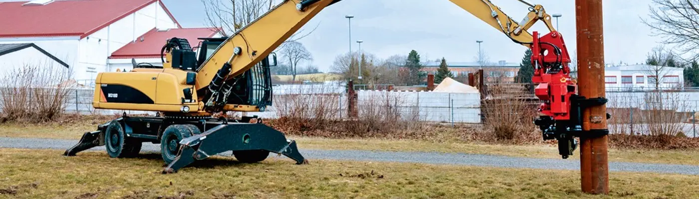 Side-grip excavator-mounted vibratory hammers HFB SG