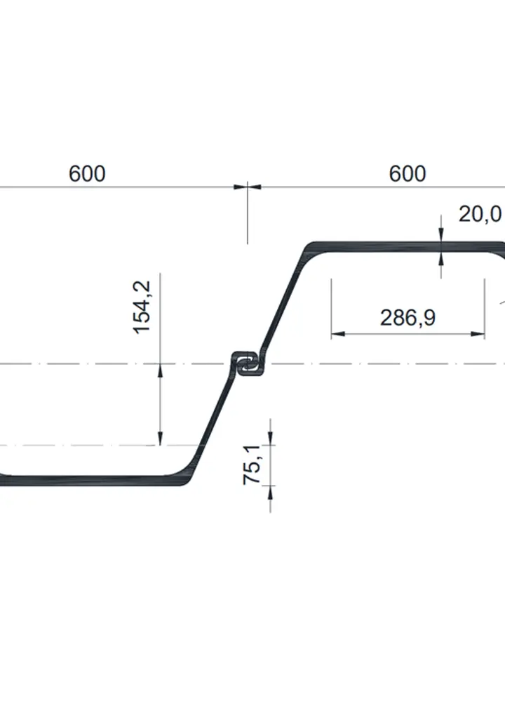 Sheet Pile TKL 607 K 