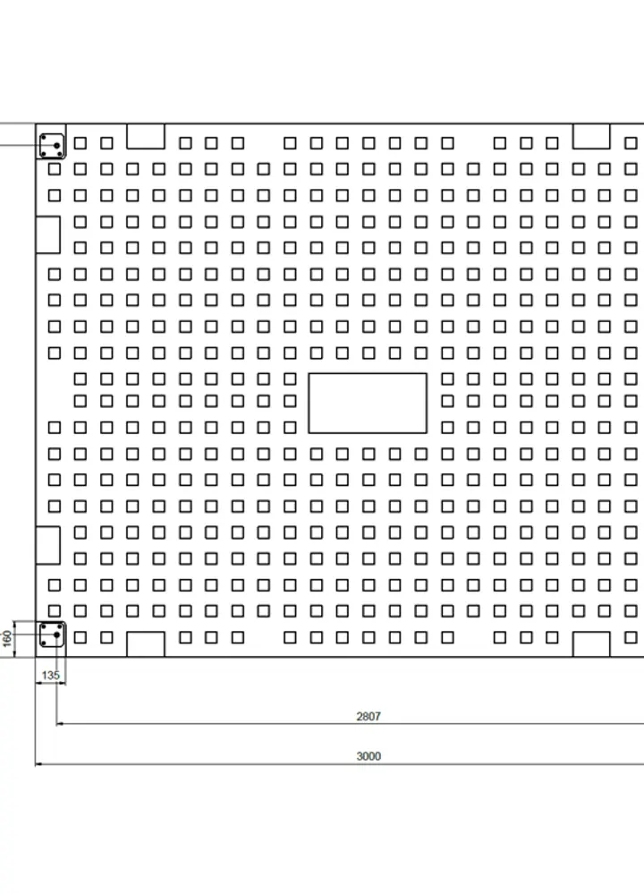 Kunststoffbaustraße L=3,00 m x B=2,40 m ST 