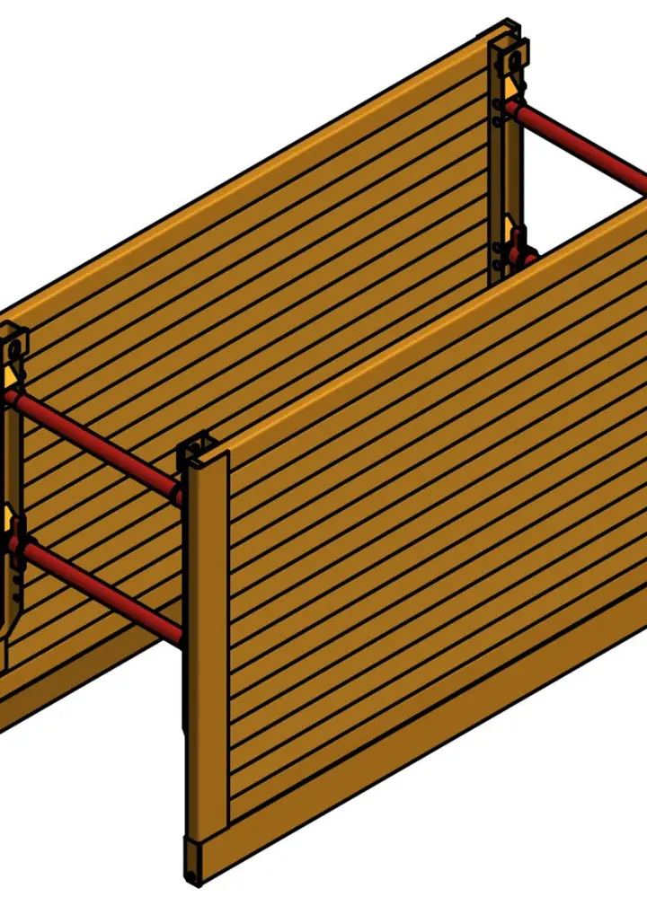 KRINGS KVL l=2.00 m x h=1.50 m (SP 70x1280) base box 