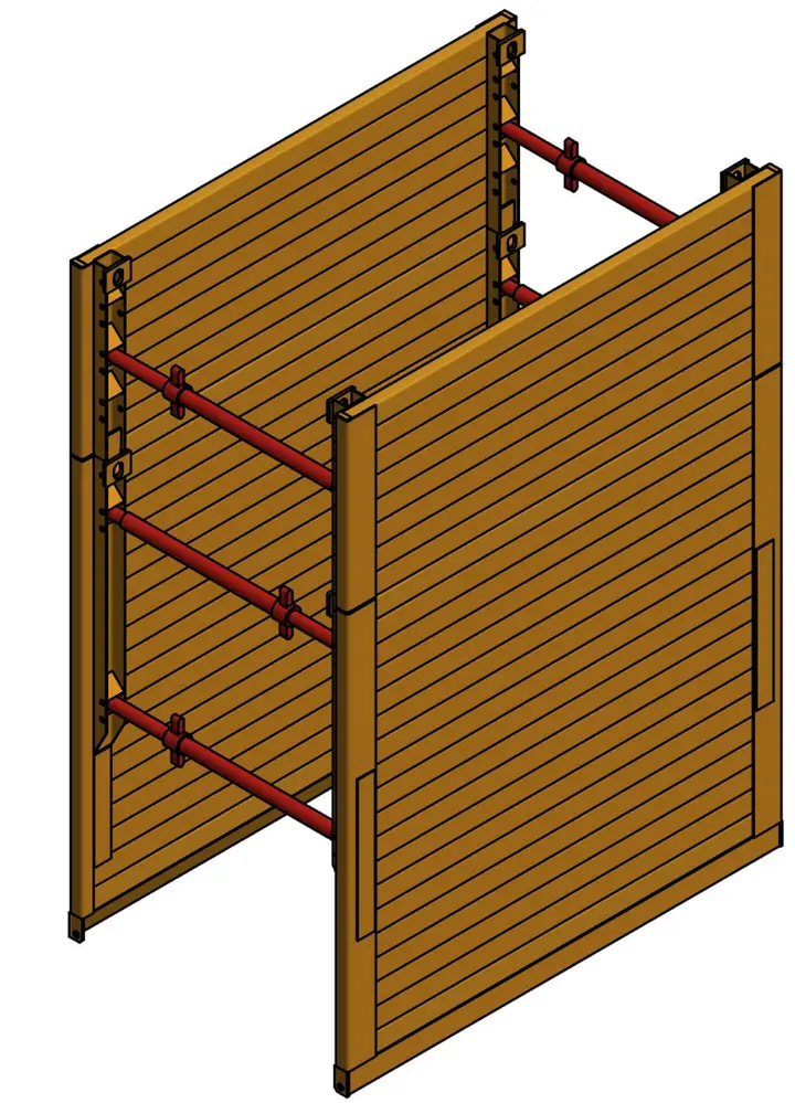 KRINGS KVL l=2.00 m x h=1.50 m (SP 70x1470) base box 