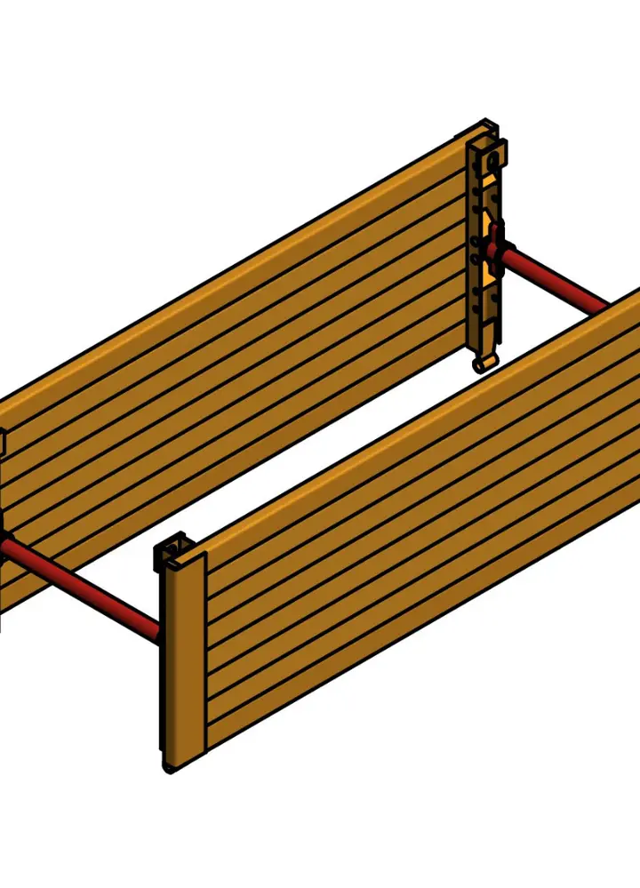 KRINGS KVL l=2.00 m x h=1.00 m (SP 70x1470) top box 