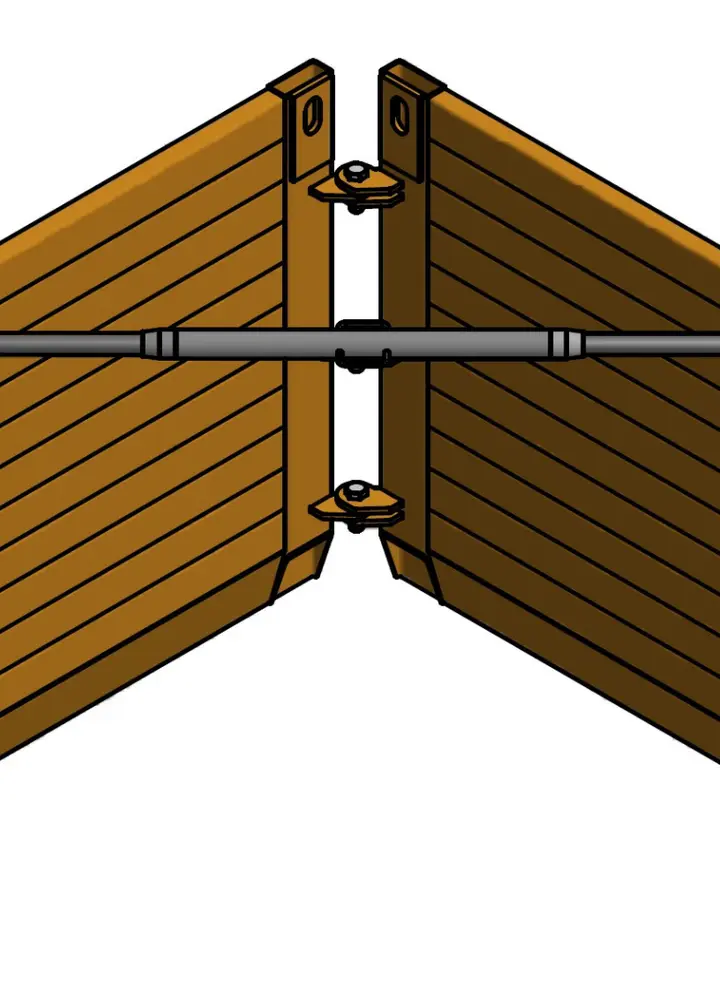 Angle de blindage KRINGS UVP l=2,00 m x h=2,00 m 