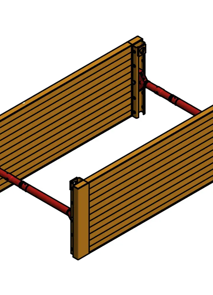 KRINGS KS 100 L=2,50 m x H=1,30 m (SP 98x700) Aufsatzbox 