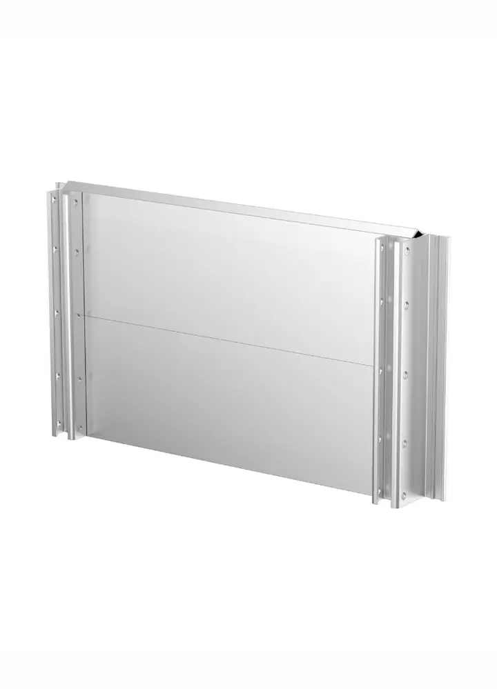 Aluminium panel l=0.91 m x h=0.50 m 