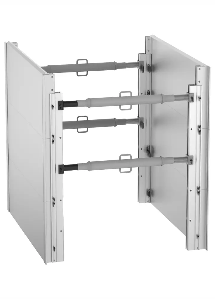 terra - aluminium box l=1.55 m x h=1.50 m (Gi-A 129–218 cm) 