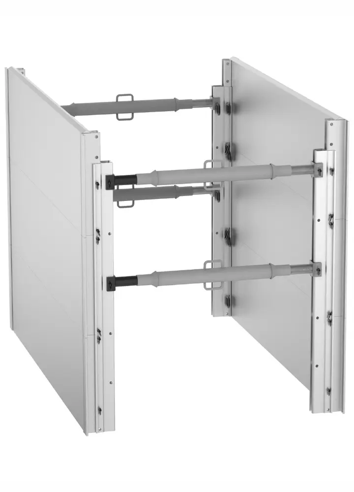 terra - aluminium box l=2.00 m x h=1.50 m (Gi-A 129–218 cm) 