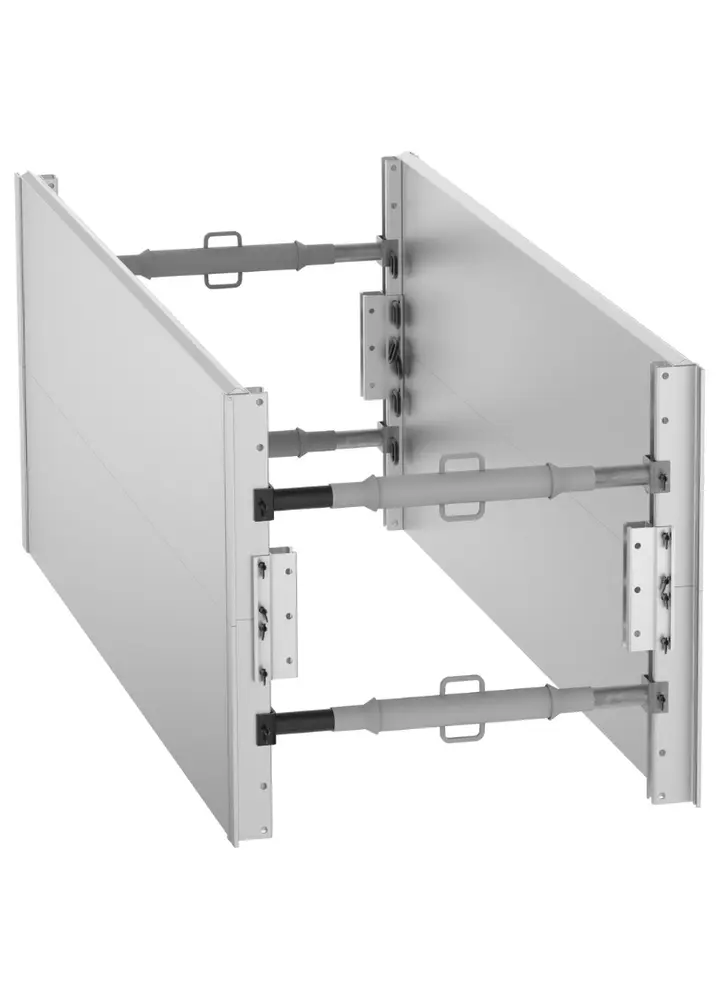 terra - aluminium box l=2.55 m x h=1.00 m (Gi-A 80–121 cm) 