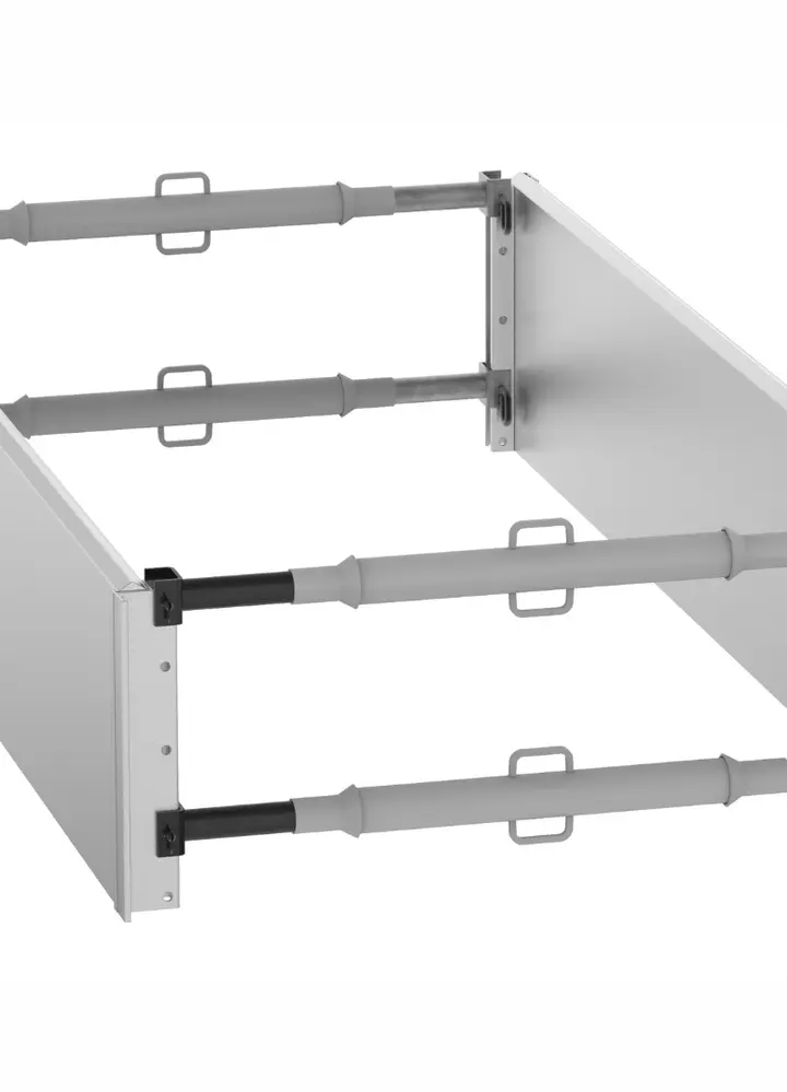 terra - aluminium box l=2.55 m x h=0.50 m (Gi-A 129–218 cm) 