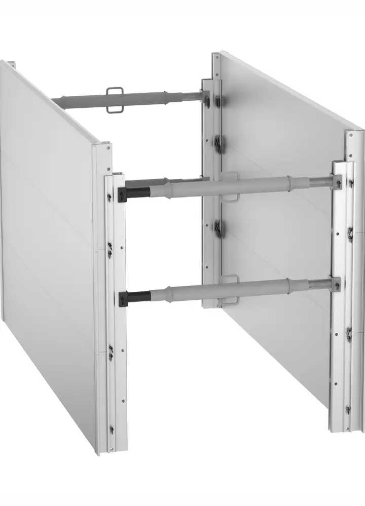 terra - aluminium box l=2.55 m x h=1.50 m (Gi-A 129–218 cm) 