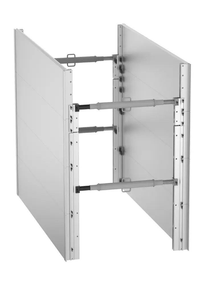 terra - aluminium box l=2.55 m x h=2.00 m (Gi-A 129–218 cm) 