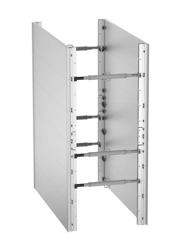 terra - aluminium box l=2.55 m x h=3.00 m (Gi-A 129–218 cm) 