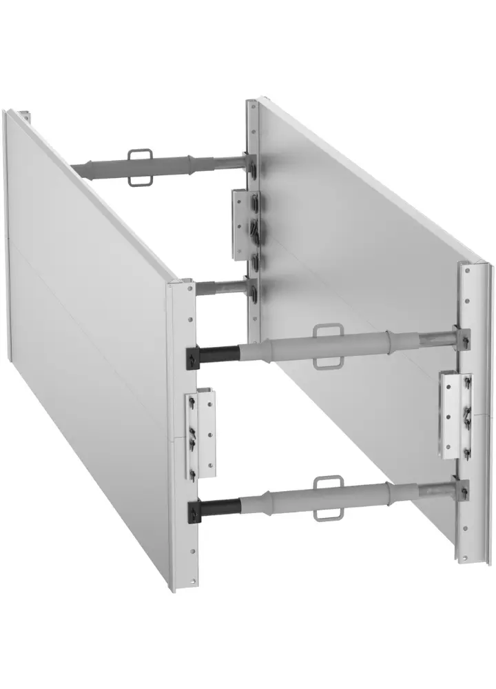 terra - aluminium box l=3.00 m x h=1.00 m (Gi-A 80–121 cm) 