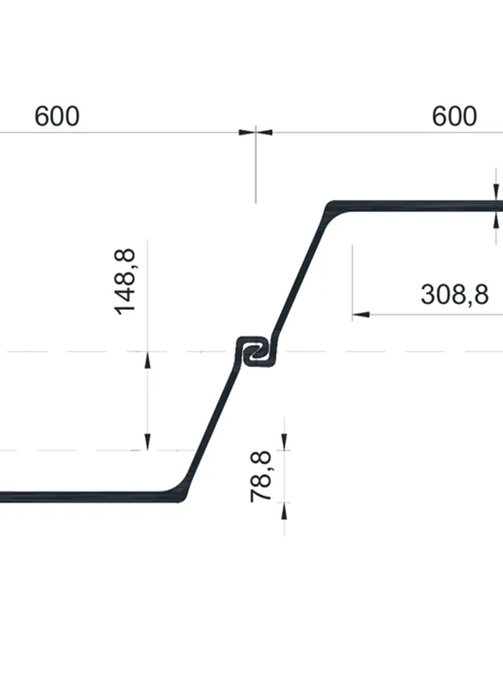 Stahlspundwand TKL 628 
