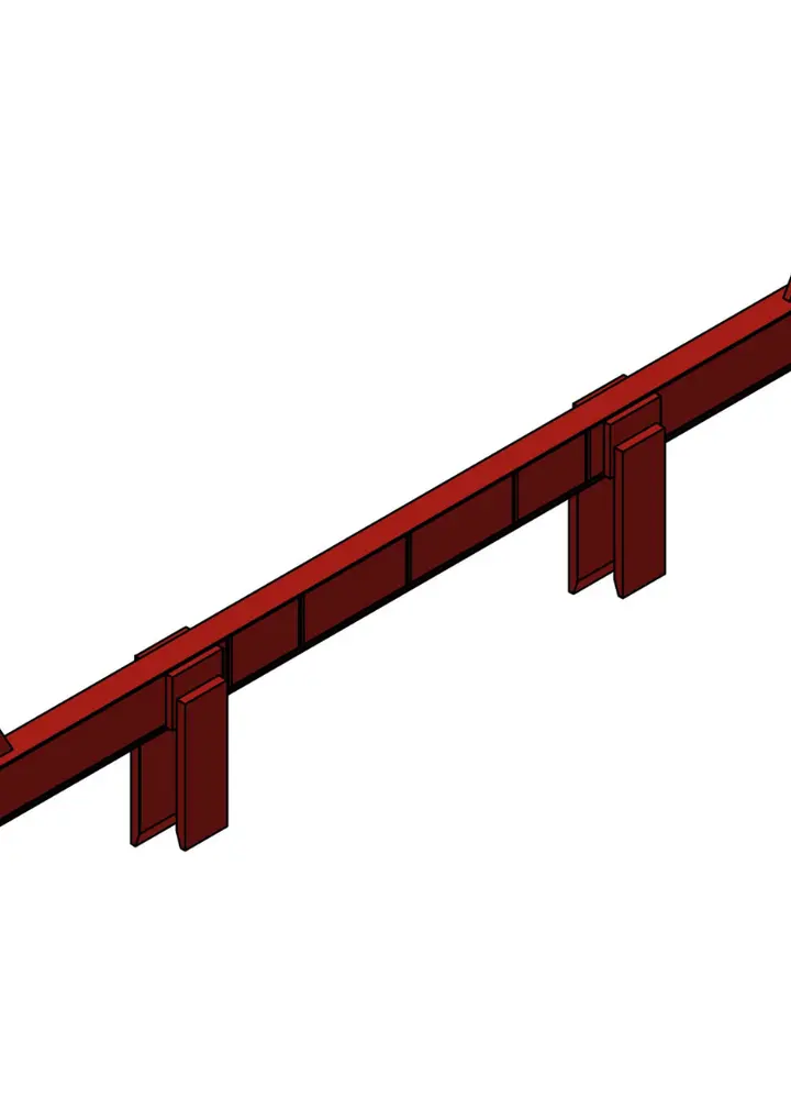 Pressure beam l=2.30 m (w=90 mm) (LBR/KS 60/KVL) 