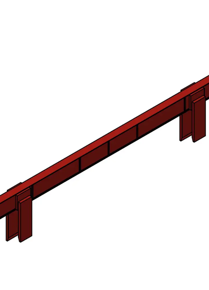 Pressure beam l=2.80 m (w=90 mm) (LBR/KS 60/KVL) 