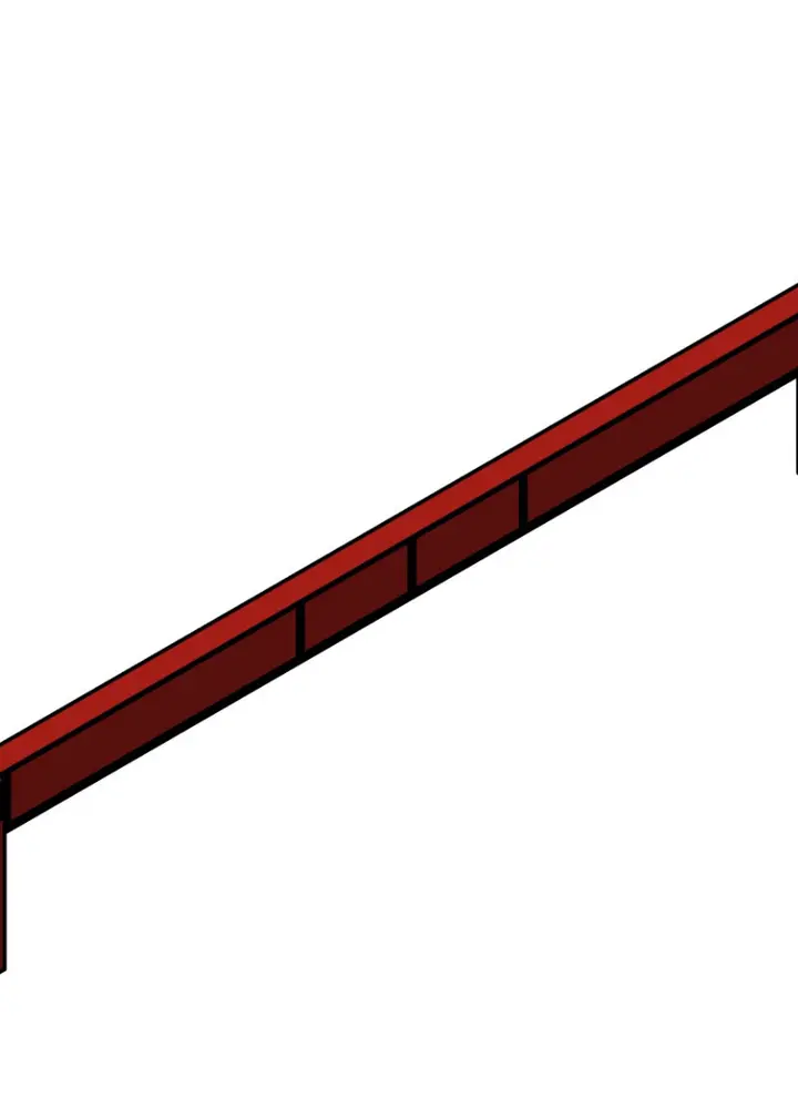Pressure beam l=3.30 m (w=90 mm) (LBR/KS 60/KVL) 
