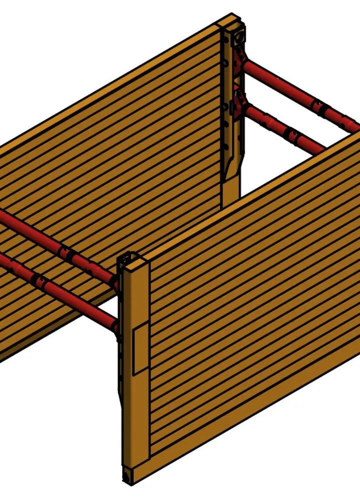 KRINGS KS 100 l=3,00 m x h=2,60 m (SP 98x550) caisson base 