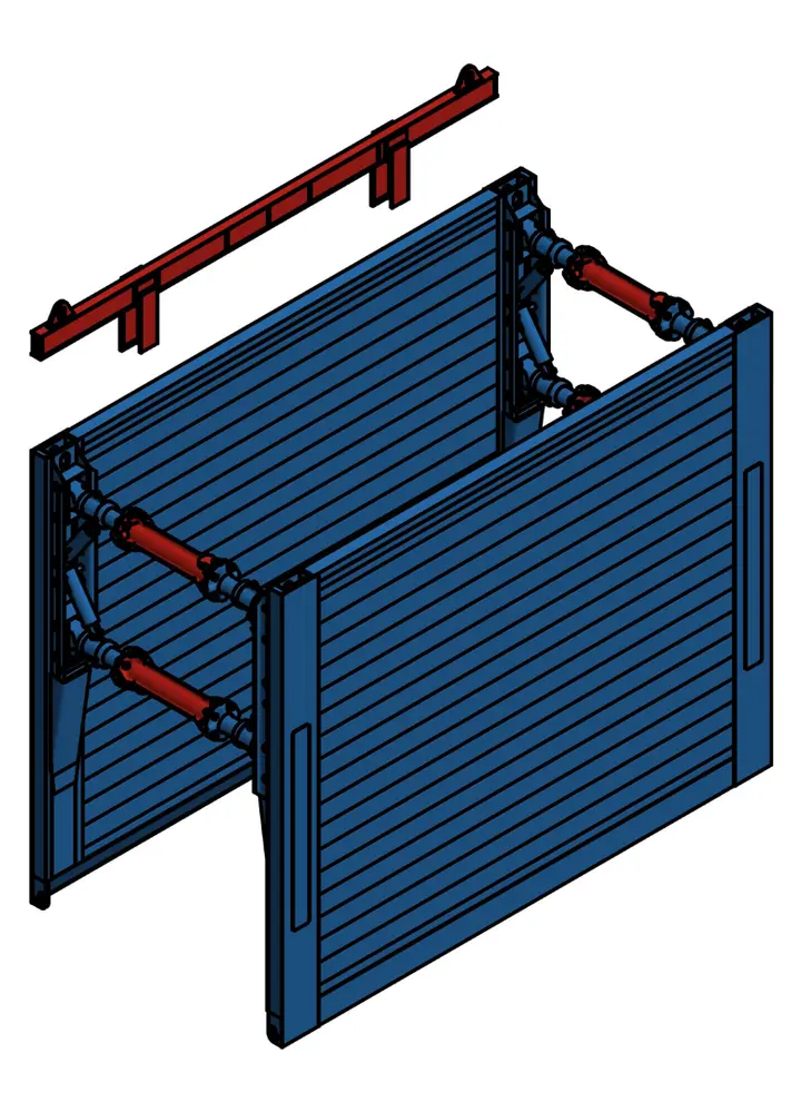 E+S LBR L=2,50 m x H=2,25 m Grundbox 