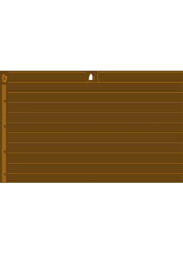 KRINGS KS 100 L=3,50 m x H=1,30 m panneau de reh. 