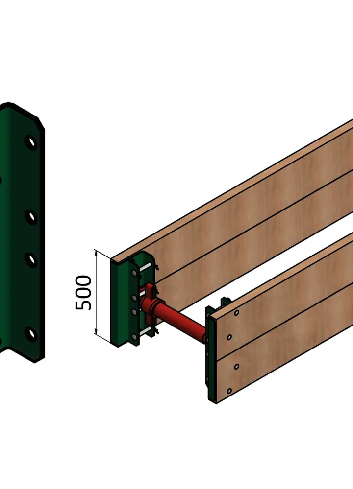 KRINGS Flex shoring basic-/attachment traverse h=0.50 m 