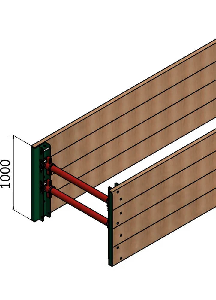 KRINGS Flex shoring basic traverse h=1.00 m 