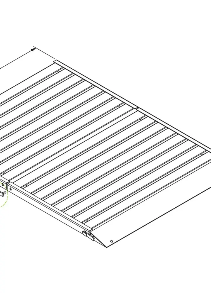 E+S Stahlbaustraße L=2,34 m x B=3,80 m 